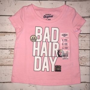 OshKosh Short Sleeve Shirt Baby Girl 6-9months